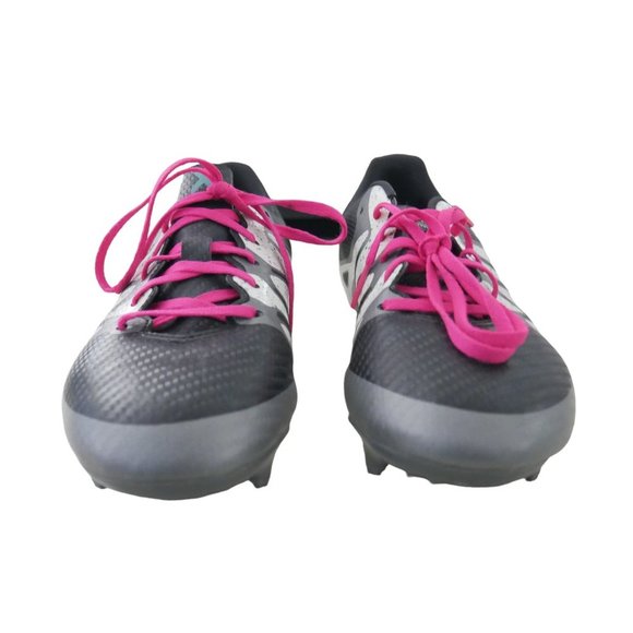 Adidas X 15.3 FG/AG J Youth Soccer Cleats Youth 6Y Men's Size 6 Black Pink Wht - Picture 5 of 7
